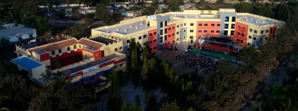 Aerial view of the St. Joseph Chaminade Academy campus